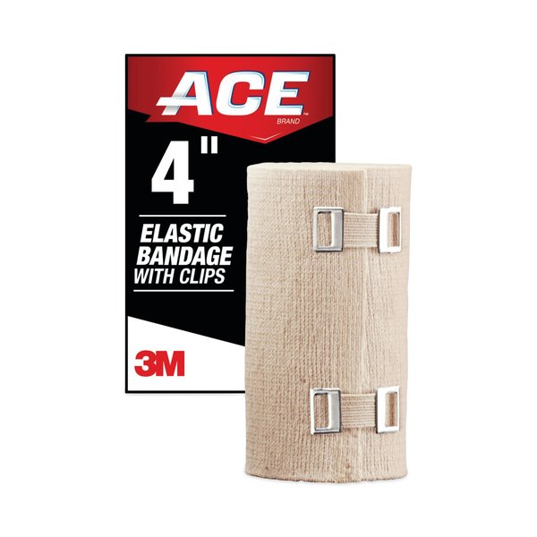 Ace Elastic Bandage with E-Z Clips, 4 x 64 207313